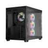 Tietokonekotelo LC-Power LC-8001B-ON Midi Tower musta