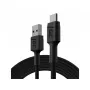 USB-kaapeli Green Cell KABGC22 USB 2.0 1,2 m USB A USB C musta