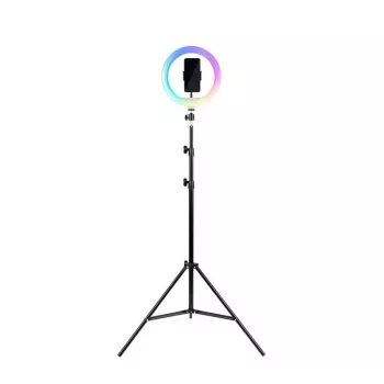 Havit ST7026 jalusta RGB-valorenkaalla musta 3 jalkaa max. korkeus 2,1 m