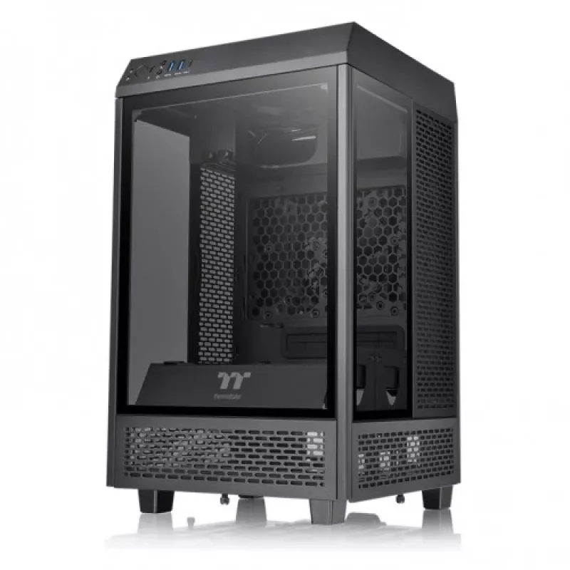 PC-kotelo Thermaltake The Tower 100 Mini Tower musta