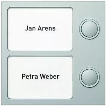 Ovipainikemoduuli Schneider Electric 2 painiketta 95×95×33 mm
