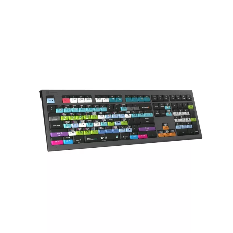 Logickeyboard Avid Media Composer Astra 2 -näppäimistö yleis USB QWERTY saksa harmaa