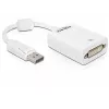 Videokaapelisovitin DeLOCK 61765 DisplayPort - DVI-I 0,125 m