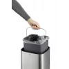 Durable TOUCH 12L suorakaiteen muotoinen ruostumaton teräs hopea musta