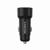 CANYON autolaturi OnDrive 24 24W 2xUSB-A musta