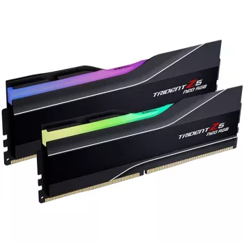 DIMM 48 GB DDR5-6000 (2x 24 GB) Dual-kit, muisti musta, F5-6000J4048F24GX2-TZ5NR, Trident Z5 NEO RGB, AMD EXPO