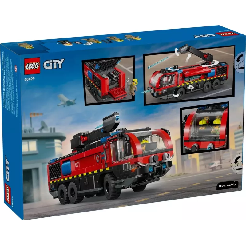 LEGO CITY 60499 Lentokentän paloauto
