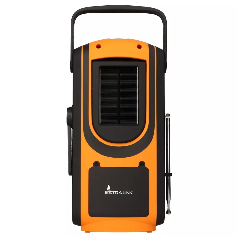 Extralink Power Ranger EPS-6000 | varavirtalähde | 6000 mAh, FM-radio, LED-valo, dynamo, aurinkopaneeli