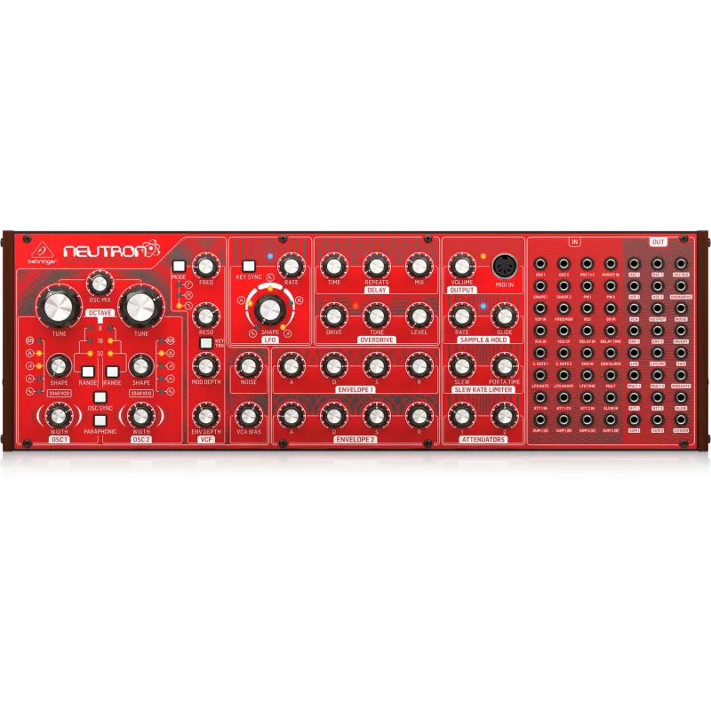 Behringer NEUTRON analoginen syntetisaattori, punainen