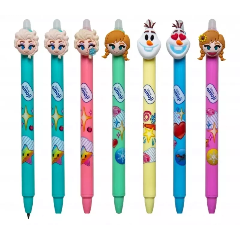 Ulosvedettävä pyyhittävä kynä Colorino Disney Emoji Frozen