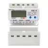 Kolmivaiheinen energiamittari QOLTEC 50883 Wi‑Fi 400V LCD-näytöllä