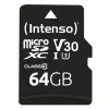 Muistikortti Intenso 64 GB MicroSDXC UHS-I Class 10 3433490