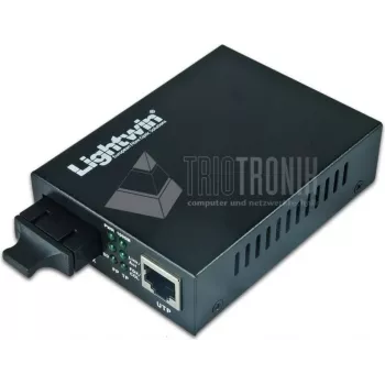 Lightwin LWC 10/100 MM SC -verkkomediamuunnin 100 Mbit/s monimuoto musta (LWC 10/100 MM SC)