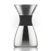 Asobu PourOver Cold Brew -kahvinkeitin musta, hopea