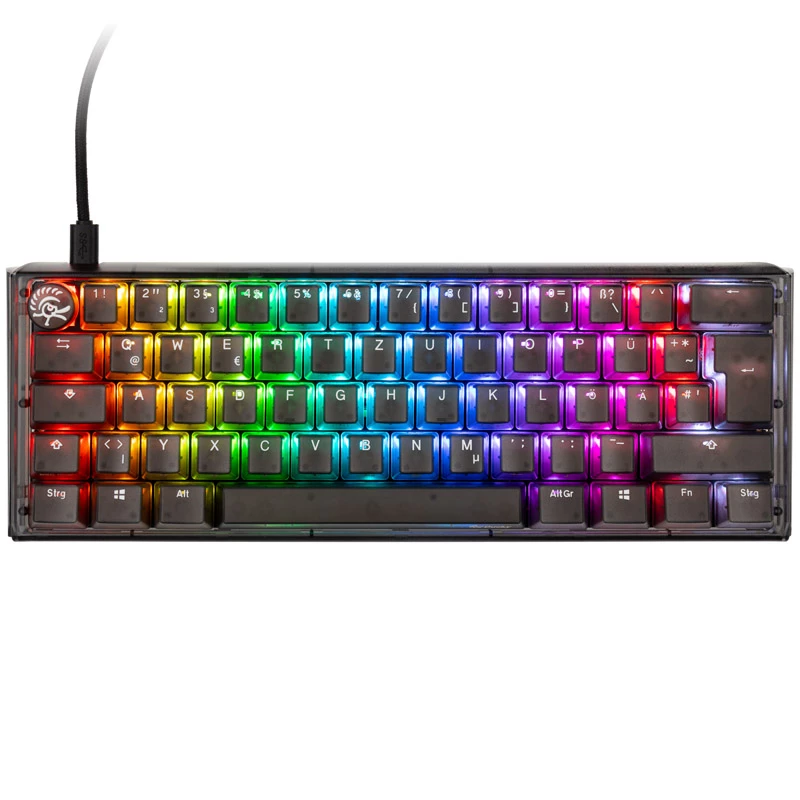 Ducky One 3 Mini -näppäimistö pelikäyttöön USB musta