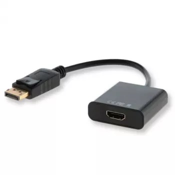 Savio CL-55/B sovitin DisplayPort - HDMI 0,2 m DisplayPort