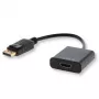 Savio CL-55/B sovitin DisplayPort - HDMI 0,2 m DisplayPort