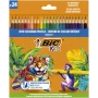 BIC väriliidut Kids Smooth 24 värin sarja