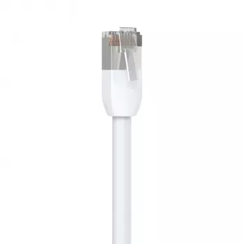 Ethernet-patchkaapeli UBIQUITI UACC-CABLE-PATCH-OUTDOOR-1M-W Cat5e RJ-45 - RJ-45, 1 m, valkoinen, S/UTP, TPE-vaippa