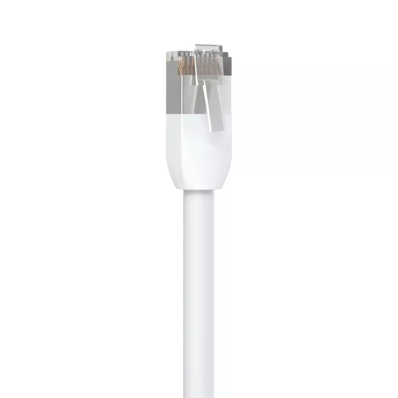 Ethernet-patchkaapeli UBIQUITI UACC-CABLE-PATCH-OUTDOOR-1M-W Cat5e RJ-45 - RJ-45, 1 m, valkoinen, S/UTP, TPE-vaippa