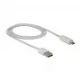 USB-kaapeli DeLOCK 1 m USB 2.0 USB A Micro-USB B valkoinen