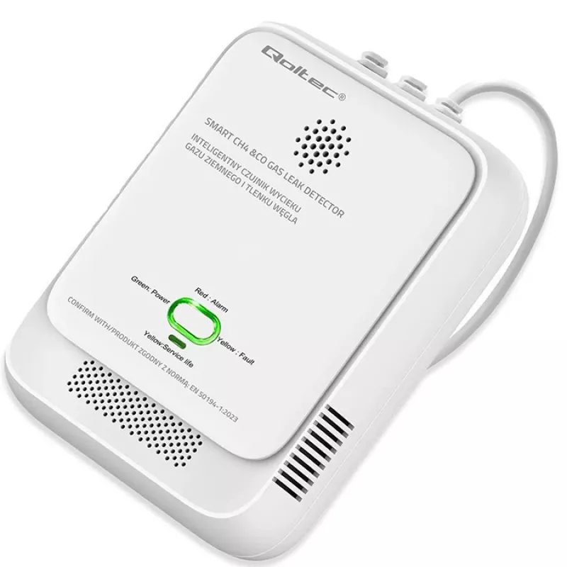 Kaasu- ja hiilimonoksidihälytin LED