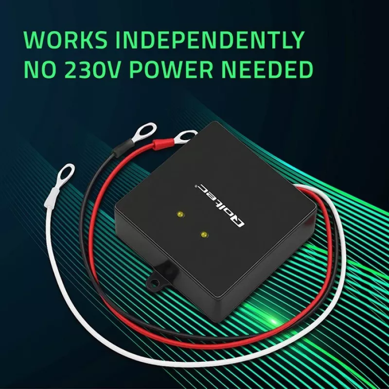 Akun jännitteentasaaja QOLTEC 51097 24V (2×12V) akuille, 5A tasausvirta