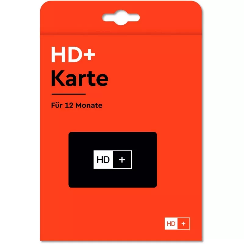 HD plus HD+ -kortti sis. 12 kuukautta HD+ kanavapaketti