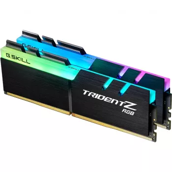 DIMM 32 GB DDR4-3600 (2x 16 GB) Dual-kit, keskusmuisti musta, F4-3600C18D-32GTZR, Trident Z RGB, INTEL XMP