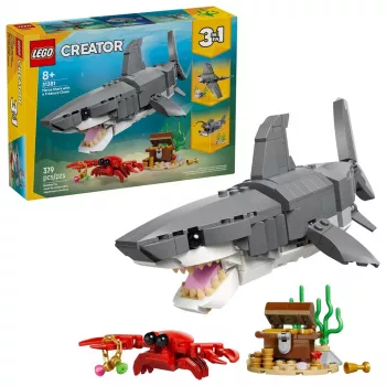 LEGO CREATOR 3 IN 1 31381 Pelottava hai ja aarrearkku