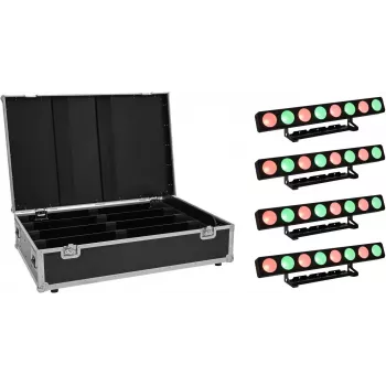 LED-paneelivalaisin EUROLITE PMB-8 COB QCL 30W — 4 kpl:n pakkaus