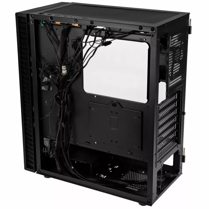Kolink Observatory HF Glass ARGB Midi-Tower - musta