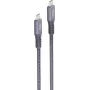 USB-kaapeli ShiverPeaks BS13-67010 USB4 Gen 3x2 0,5 m USB-C harmaa