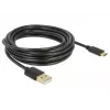 USB-kaapeli DeLOCK 83669 USB 2.0 4 m USB A USB C musta