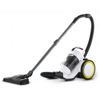 Sylinteripölynimuri Karcher VC 3 — kuivaimuri kotiin, 700 W, 0,9 l pussiton, HEPA 13, teleskooppiputki, 1,5 m letku