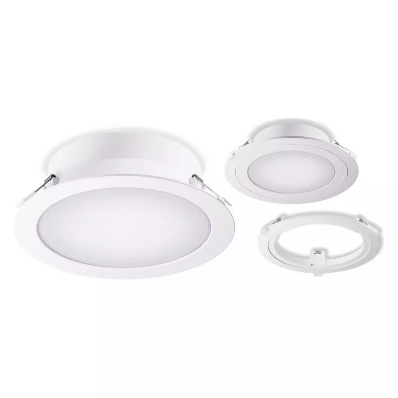 Downlight Steinel RS PRO DL 200 SC HF -sensori 18W, säädettävä värilämpötila 3000K/4000K/6500K