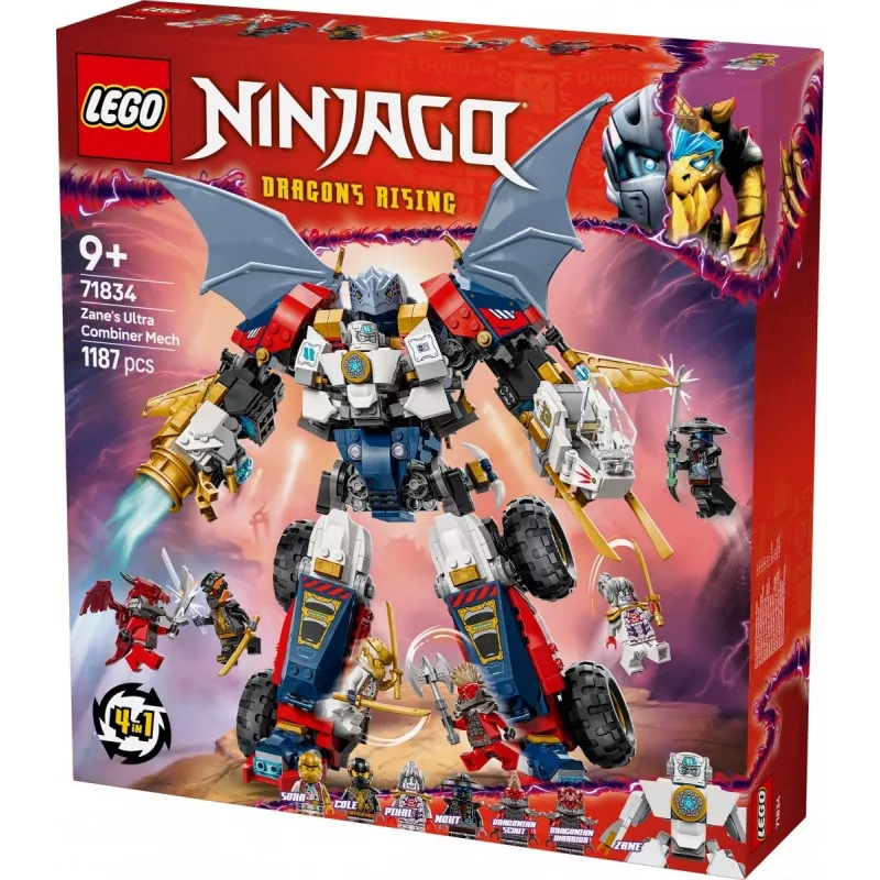 LEGO NINJAGO 71834 Zanen Ultra Combiner Mech