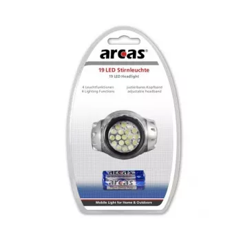 Arcas otsalamppu 19 LED 4 valotoimintoa