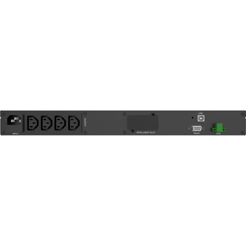 PowerWalker VI 1000 R1U 1 kVA 600 W 4 AC-lähtöä