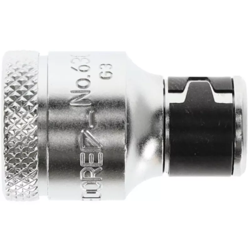 Gedore 1973312 kärkiadapteri, 3/8″ nelikanta 1/4″ kuusiokoloon, kromattu