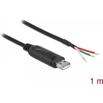 Adapterikaapeli USB 2.0 Type-A sarjaportti RS-232 DeLOCK 62930