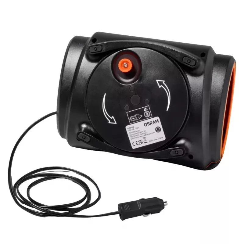 Ilmakompressori Osram TyreInflate 2130 — kompakti 12V paristokäyttöinen rengastäyttölaite