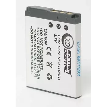 Extra Digital NP-BD1 / NP-FD1 akku 3,6 V 1200 mAh ladattava litiumioniakku