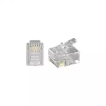 Goobay 58626 johdinliitin RJ-12 läpinäkyvä (58626)