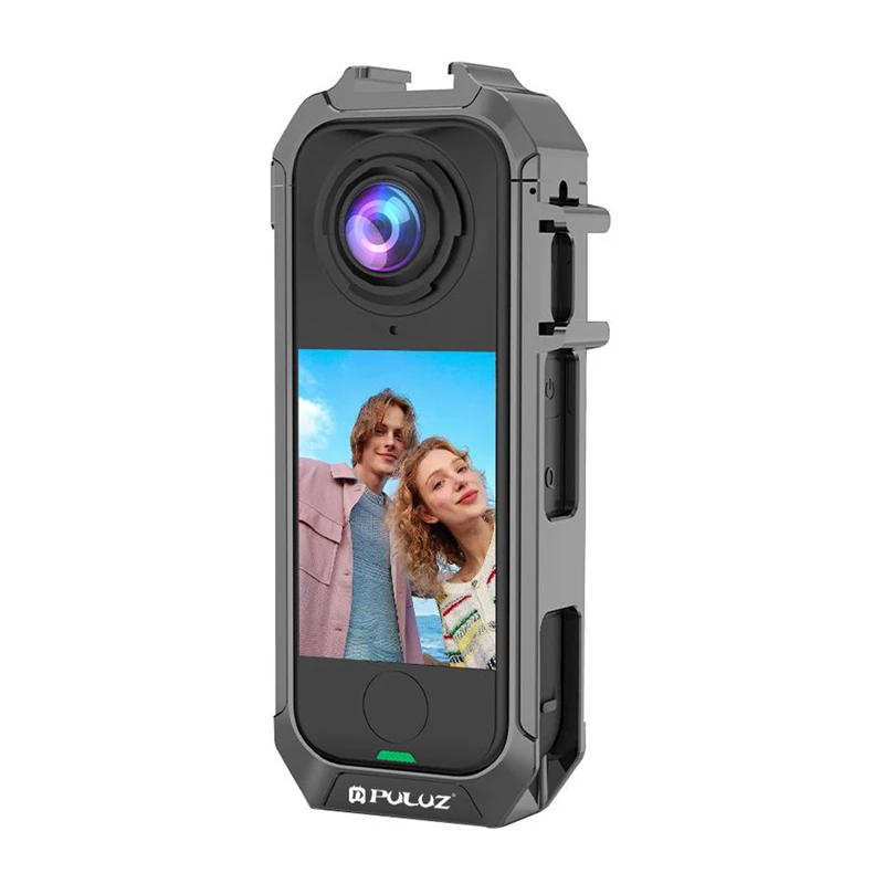 Puluz metallinen suojakotelo Insta360 X4 Airille (harmaa)