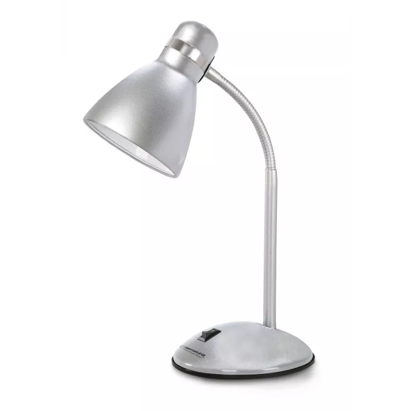 Esperanza ELD113S pöytävalaisin E27 12 W LED hopea