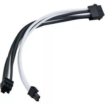SILVERSTONE PP07E -virtajohdon jatko 8-pin PCIe 30 cm (musta/valkoinen)