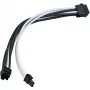 SILVERSTONE PP07E -virtajohdon jatko 8-pin PCIe 30 cm (musta/valkoinen)