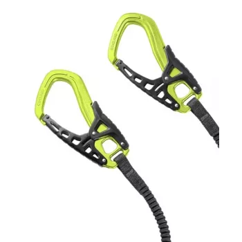 Valjaat ja varmistuslenkki Edelrid Cable COMFORT TRI — musta/vihreä, 532 g, käyttäjän vähimmäispaino 40 kg