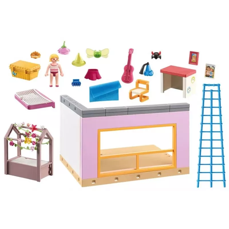 Talo Playmobil My Life lastenhuone monivärinen 71610